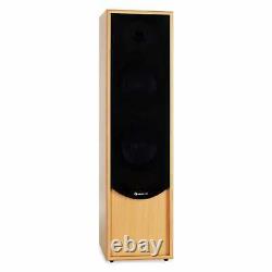 160w Rms Tower Speaker Pair 2-way Hifi Home Cinema Floor Standing Speaker Set