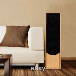 160w Rms Tower Speaker Pair 2-way Hifi Home Cinema Floor Standing Speaker Set