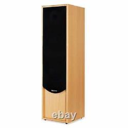 160w Rms Tower Speaker Pair 2-way Hifi Home Cinema Floor Standing Speaker Set