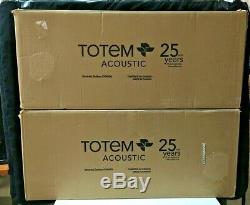 (2) Demo TOTEM Acoustic STTAF Floorstanding Speakers in Mahogany with Grills