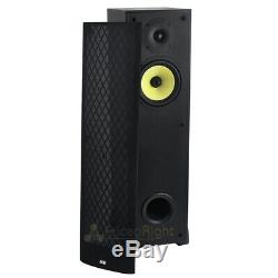 2 Pack Home Audio 6.5 2-Way Theater Floor standing Tower Speakers Pair DCM MTX