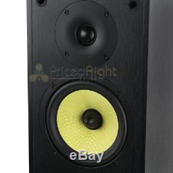 2 Pack Home Audio 6.5 2-Way Theater Floor standing Tower Speakers Pair DCM MTX
