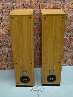 2 x Dynaudio Audience 60 Vintage Hi Fi Separate Use Floor Standing Loud Speakers
