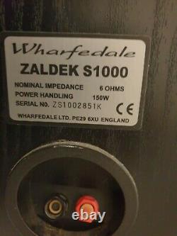 2 x Wharfedale Zaldek S1000 150W RMS Floor Standing Speakers. Fully working