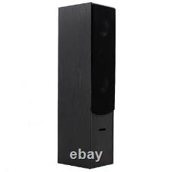 2x Skytronic Passive 3-Way Black HiFi Tower Column Floor Standing Speakers 350W