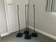 4 Original Bose Floor Stands for Double Cube Speakers in Black