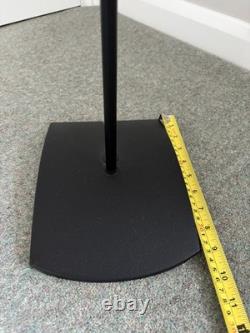 4 Original Bose Floor Stands for Double Cube Speakers in Black
