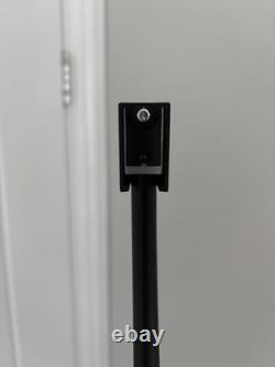 4 Original Bose Floor Stands for Double Cube Speakers in Black