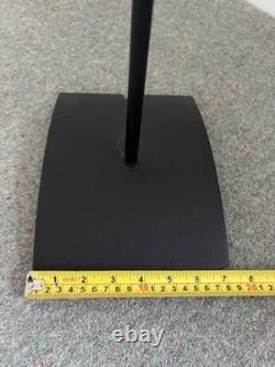 4 Original Bose Floor Stands for Double Cube Speakers in Black