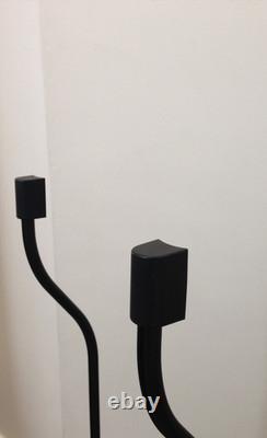 4 x GENUINE BOSE UFS-20 BLACK LIFESTYLE ACOUSTIMASS SPEAKER FLOOR STANDS
