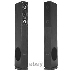 4x Fenton Home Hifi 6.5 3-Way Column Floor Standing Speakers 2000W SSC2058