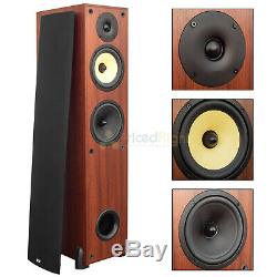 6.5 3-Way Tower Floor Standing Speaker Home Theater Audio DCM TP260-CH Single