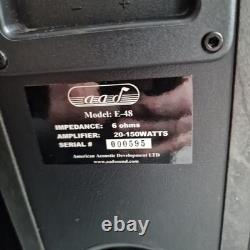 AAD E-48 Floorstanding Speakers by Phil Jones. Very Good Condition, See Video