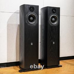 ATC SCM19AT Active Tower Speaker Pair Black Ash Boxed