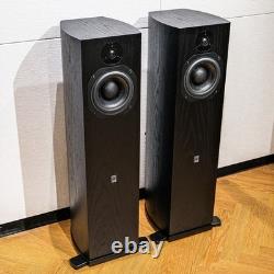 ATC SCM19AT Active Tower Speaker Pair Black Ash Boxed