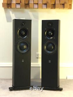 ATC SCM40 Passive Floorstanding Speakers Satin Black Excellent Condition