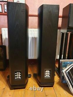 ATC scm 40 v2 floorstanding speakers in black, excellent condition