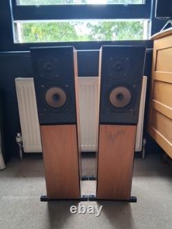 A Pair of Rega EL8 Compact Floor-Standing Speakers Sound Equipment
