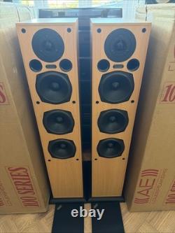 Acoustic Energy AE120 Floor standing Speakers 3 Way Beech Boxed Immaculate YORK