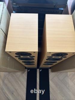 Acoustic Energy AE120 Floor standing Speakers 3 Way Beech Boxed Immaculate YORK