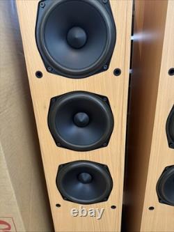 Acoustic Energy AE120 Floor standing Speakers 3 Way Beech Boxed Immaculate YORK