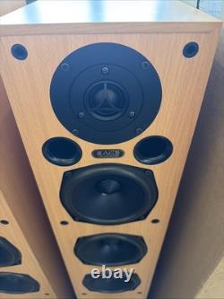Acoustic Energy AE120 Floor standing Speakers 3 Way Beech Boxed Immaculate YORK
