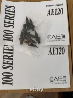 Acoustic Energy AE120 Floor standing Speakers 3 Way Beech Boxed Immaculate YORK