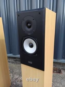 Acoustic Energy Aegis Two Floorstanding Speakers Pair Beech 8 Ohm 120W