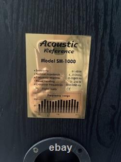 Acoustic Reference Sm-1000 Floor (both)standing Hifi Speakers Collection Only