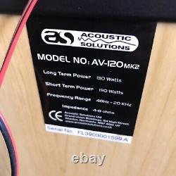 Acoustic Solutions AV-120 Mk2 Floor Standing HiFi Speaker X 4 Beige VERY NICE