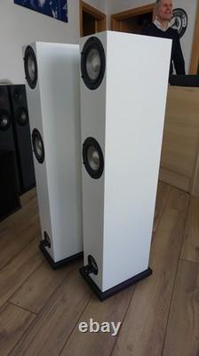 Amphion Argon 7LS soft white Floorstanding Stereo Hi-Fi Speakers