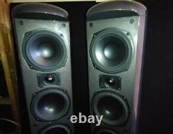 Anthracite Grey Mission Elegante E83 Floorstanding Speakers With Original Boxes