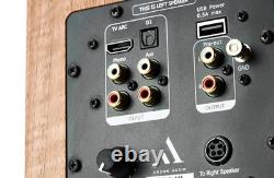 Argon Audio Fenris A55 Walnut Active Bluetooth Floorstanding Speakers Pair