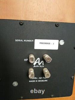 Audio note AZ2 Floorstanding valve amp speakers / 93db