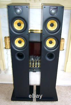 Audiophile B&W 684 S2 Speakers System in Black MINT- Free quality Bi-wires