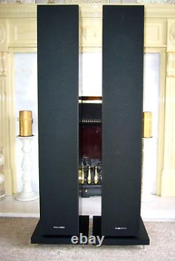 Audiophile B&W 684 S2 Speakers System in Black MINT- Free quality Bi-wires x2