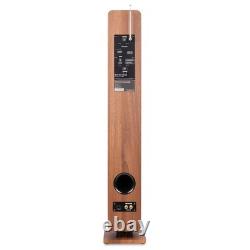 Audizio ARCO Active/Passive HiFi Floor Standing Speakers Dark Wood