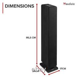 Audizio ARCO Active Tower Speaker with DAB Black
