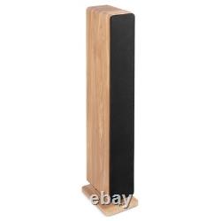 Audizio ARCO Floor Standing Tower Speaker System with AD220B Amplifier Wood