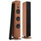 Audizio ARCO Pair Passive Floor Standing Tower Speakers Dark Wood