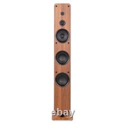 Audizio ARCO Pair Passive Floor Standing Tower Speakers Dark Wood