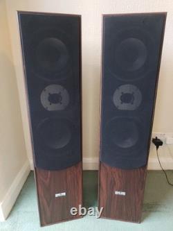 Auna Line 766-WN Floorstanding Speakers (Pair) Walnut Finish