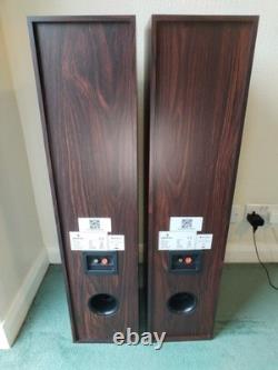 Auna Line 766-WN Floorstanding Speakers (Pair) Walnut Finish