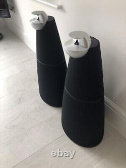 BANG AND OLUFSEN BEOLAB 9 Black Active Floor Standing Speakers