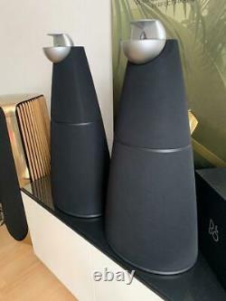 BANG AND OLUFSEN BEOLAB 9 Black Active Floor Standing Speakers