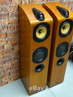 BOXED! Pair Of Bowers & Wilkins B&W 704 Cherrywood Floor Standing Loud Speakers