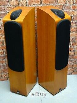 BOXED! Pair Of Bowers & Wilkins B&W 704 Cherrywood Floor Standing Loud Speakers