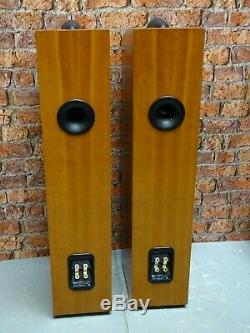 BOXED! Pair Of Bowers & Wilkins B&W 704 Cherrywood Floor Standing Loud Speakers