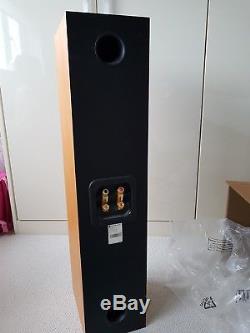 BOXED! Pair Of Monitor Audio Silver S6 warm beech Finish Floor Standing Speakers