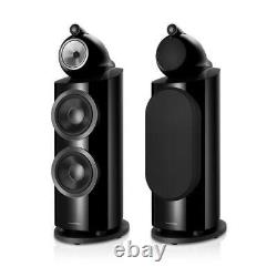 B&W 800 D3 Floor Standing Speaker Pair Gloss Black CTI NIN-0783